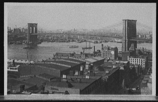New York and Brooklyn Bridge