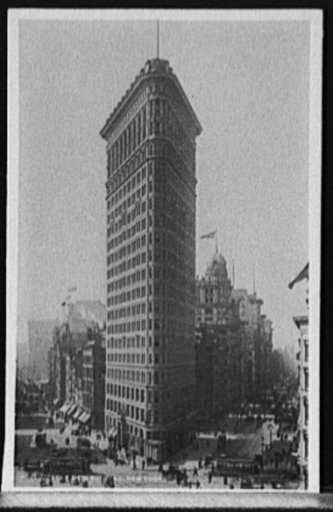 Flat Iron [i.e. Flatiron] Building, New York