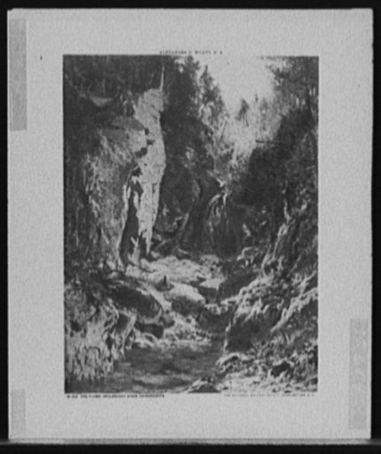 The flume, Opalescent River, Adirondacks