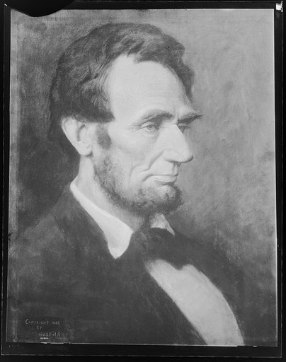 Abraham Lincoln, head-and-shoulders portrait