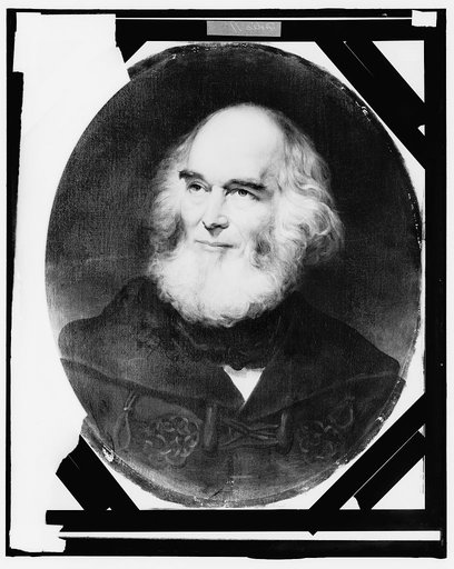 William Cullen Bryant, head-and-shoulders portrait