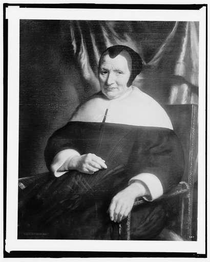 Woman, three-quarter length portrait