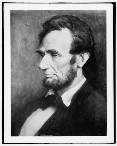 Abraham Lincoln, head-and-shoulders portrait
