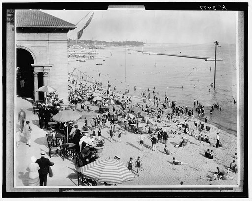 People at beach