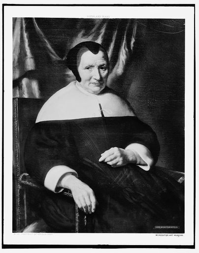 Woman, three-quarter-length portrait
