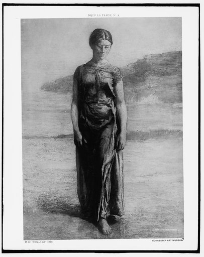 Woman bathing