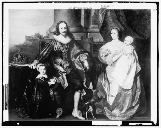 Charles I and Henrietta Maria with their children, afterwards Charles II and James II