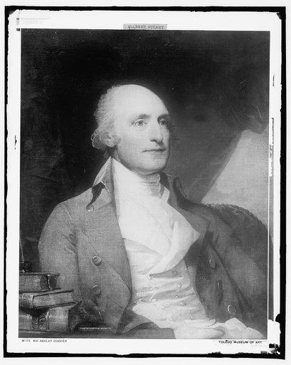 Sir Ashley Cooper, head-and-shoulders portrait