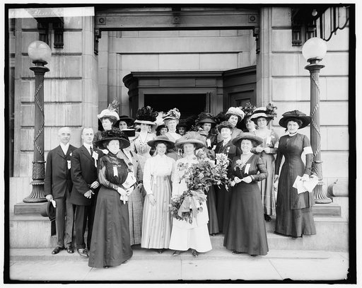 Blue Star Day group, [two men and women being honored