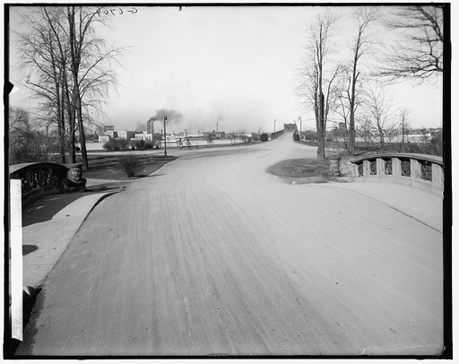 River front and bridge from Belle Isle [Park