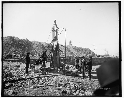 Drilling at store quarry site