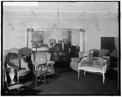 Pringle Furniture Co. [showroom with chairs, Detroit, Mich.
