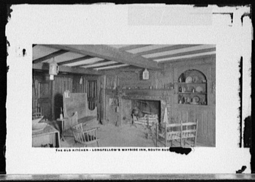 The Old kitchen, Longfellow's Wayside Inn, South Sudbury, Mass.