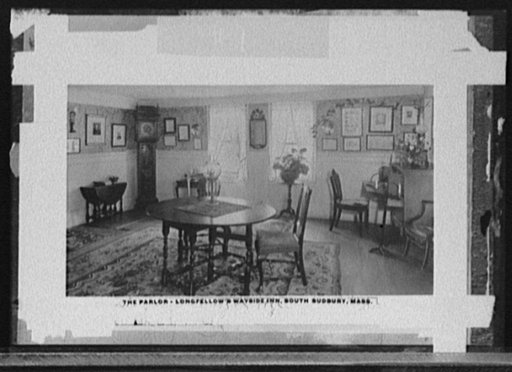 The Parlor, Longfellow's Wayside Inn, South Sudbury, Mass.