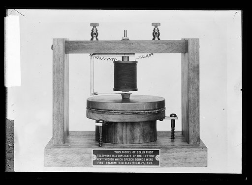Model of Bell's telephone