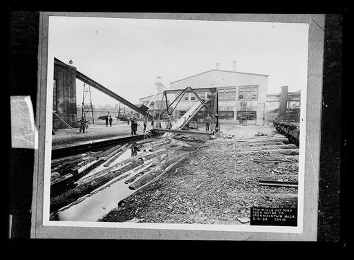 Saw mill & hot pond, Ford Motor Co., Iron Mountain, Mich.