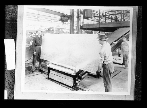 Sheet of rough plate