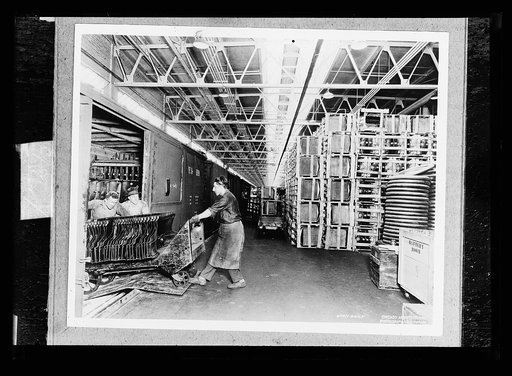 Receiving knocked-down assembly