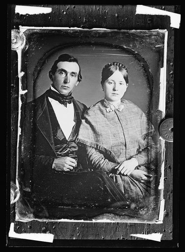 Couple seated