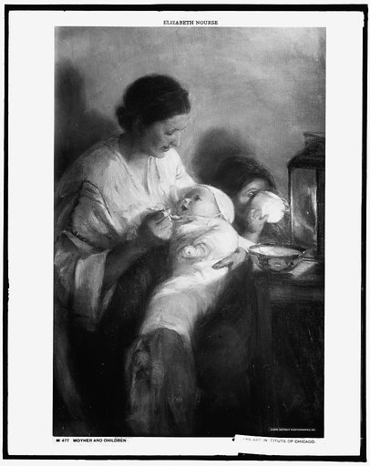 Mother and children