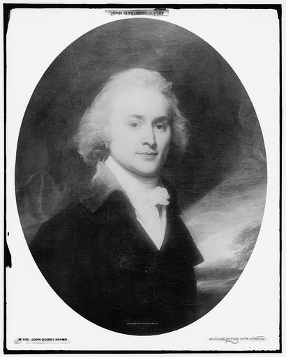 John Quincy Adams, head-and-shoulders portrait