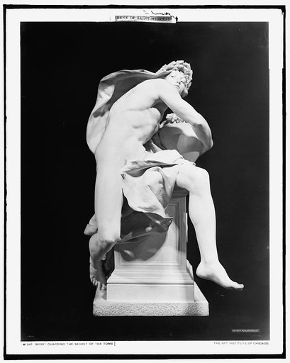 Spirit guarding the secret of the tomb