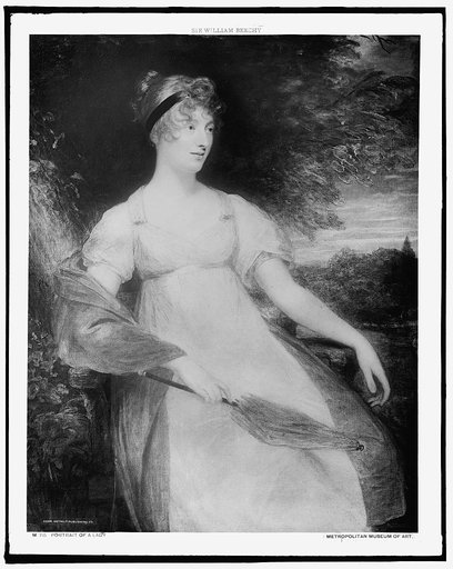 Woman, full-length portrait
