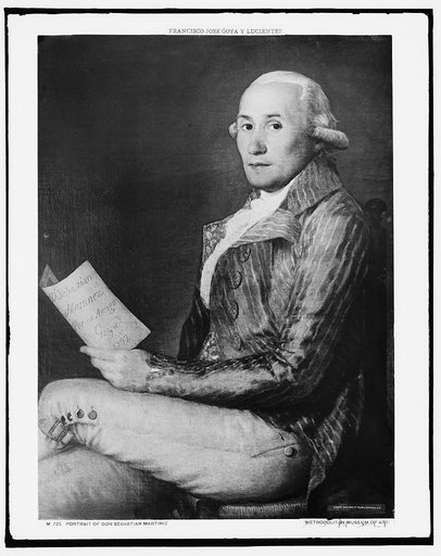 Don Sebastian Martinez, full-length portrait