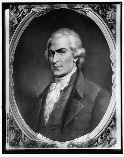 Alexander Hamilton, head-and-shoulders portrait