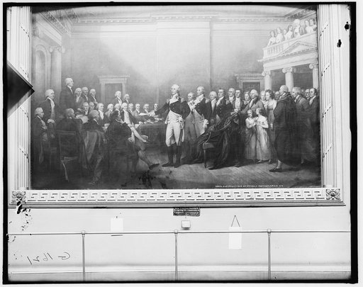 Gen. Washington resigning his commission to Congress, Annapolis, Md., Dec. 23, 1783