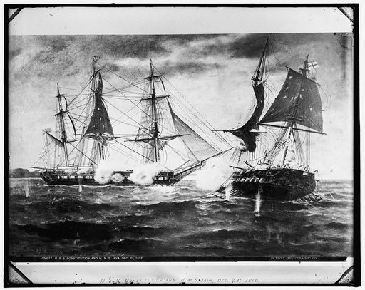 U.S.S. Constitution and H.M.S. Java