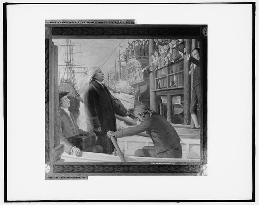 Franklin's return from Europe