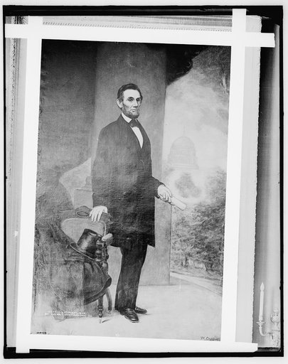 Abraham Lincoln, full-length portrait