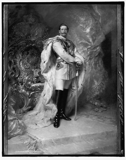 Emperor Wilhelm II, full-length portrait