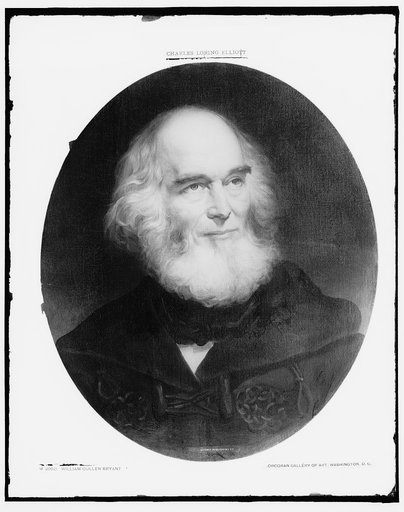 William Cullen Bryant, head-and-shoulders portrait
