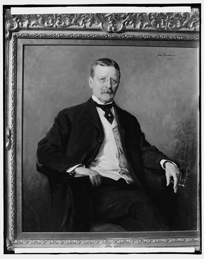 Man identified with the surname Black, three-quarter length portrait, smoking