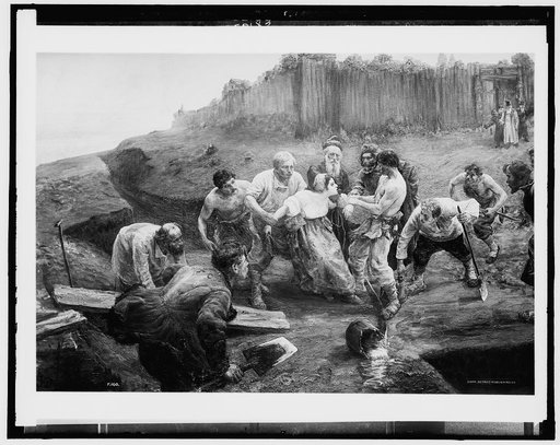 Laying the foundation of the Kremlin