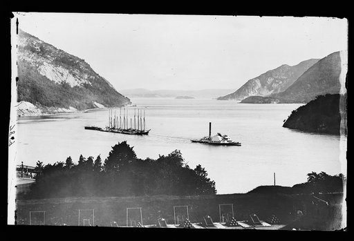 North from the battery, West Point