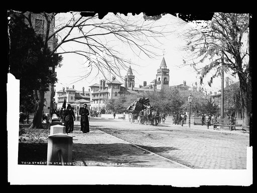 Street in St. Augustine from the plaza