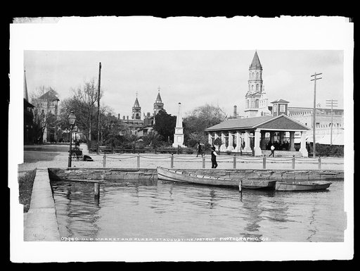 Old market and plaza, St. Augustine