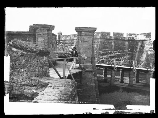 Entrance to barbican over drawbridge