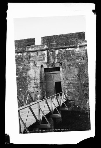 Bridge and sally port, Fort Marion