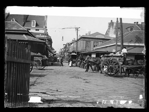 The old French Market, New Orleans