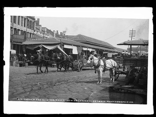 The old French Market, New Orleans