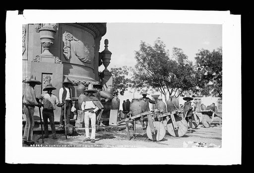 Aguadors [water carriers] at the fountain, San Luis Potosi