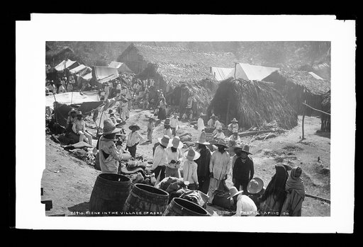 Scene in the village of Abra