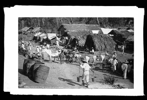 Scene in the village of Abra