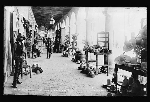 The portals of the market of San Marcos