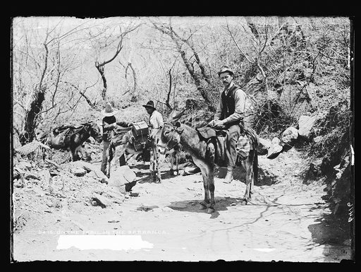 On the trail in the Barranca