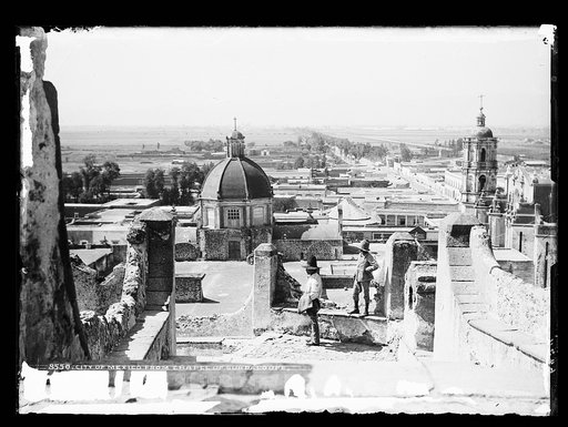 City of Mexico from chapel of Guadaloupe [i.e. Guadalupe, in Gustavo A. Madero
